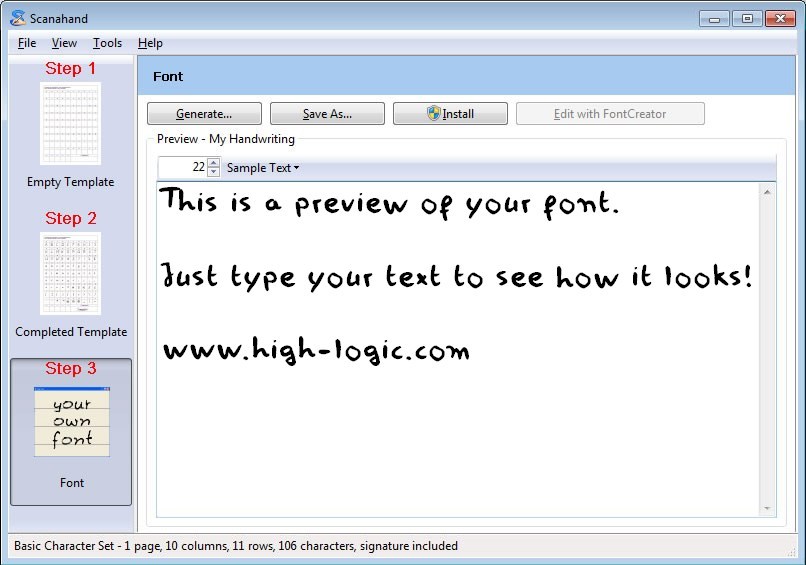 handwriting and signature fonts for educators and students
